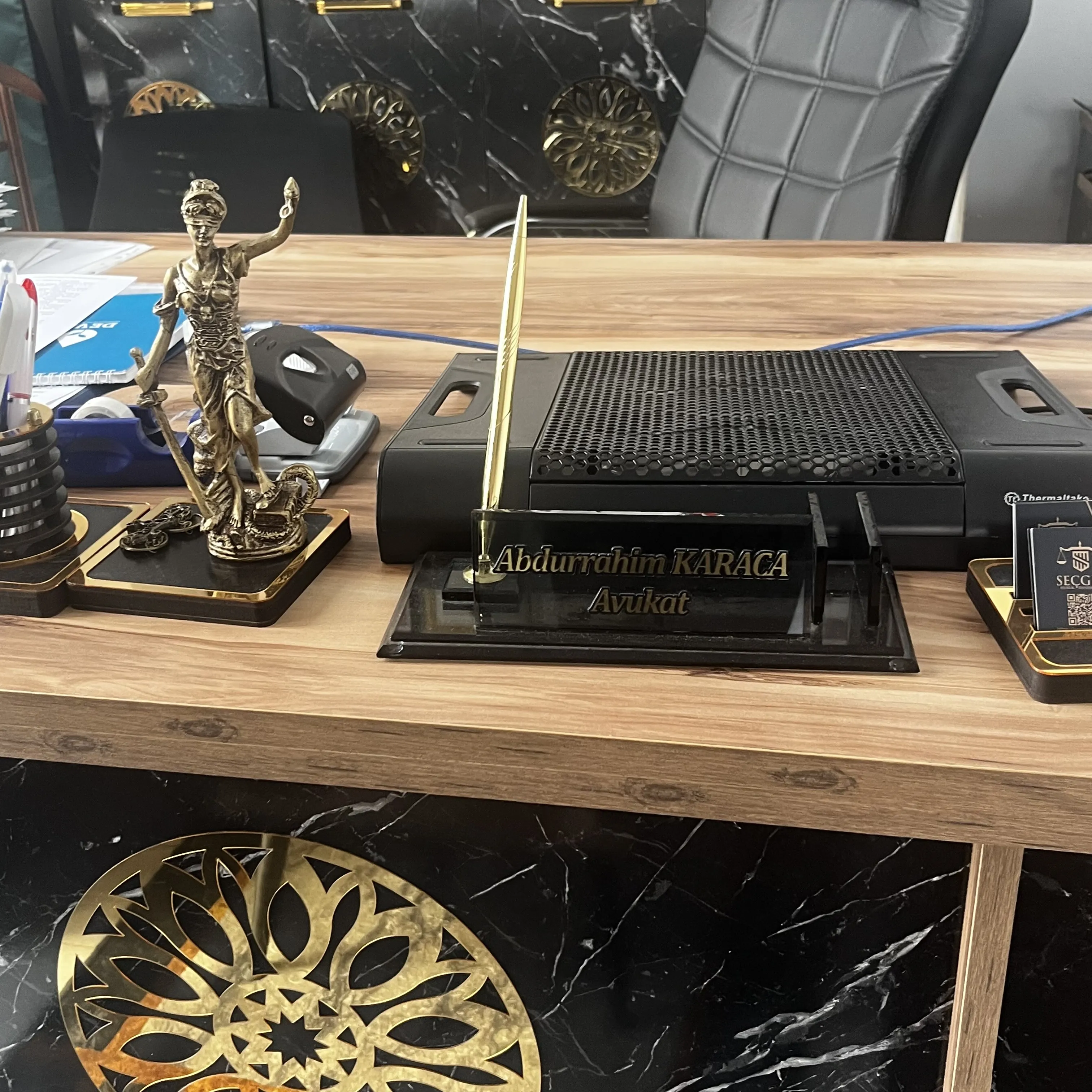 Karaca Hukuk Bürosu ofisinden genel görünüm